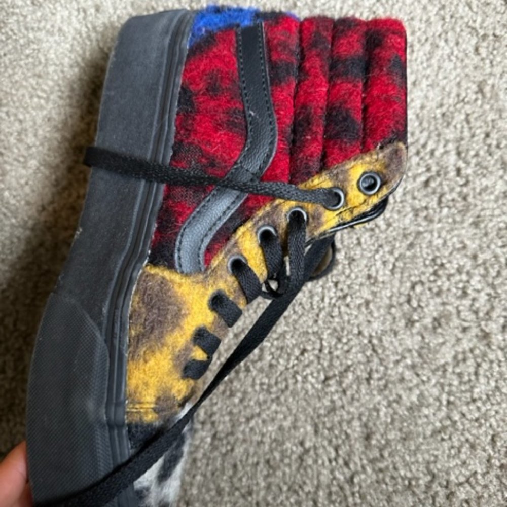 Vans Fuzzy High Top Platform Cheetah Shoes - image 4